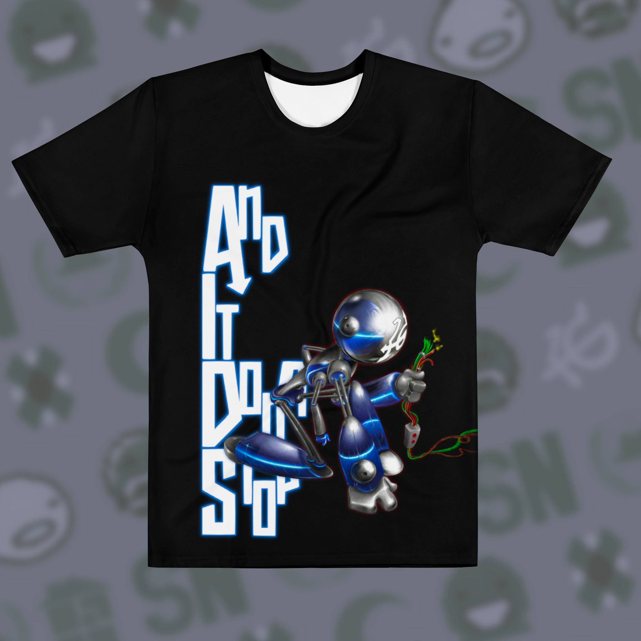 And It Don't Stop | AOP Cotton T-Shirt