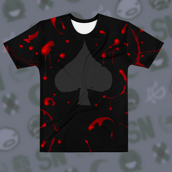 Blood Spades | AOP Cotton T-Shirt